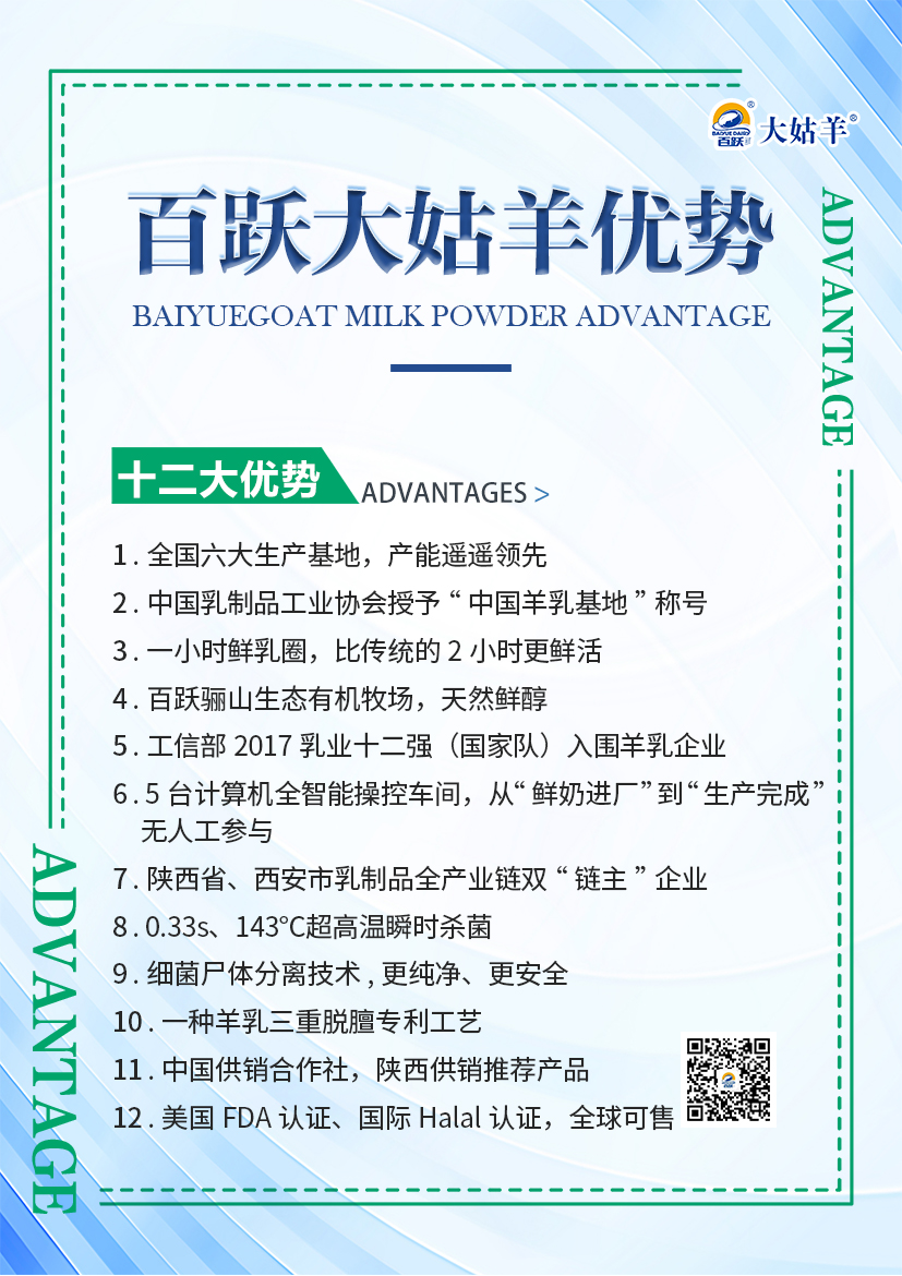 【展商精选】百跃大姑羊—中国供销合作社陕西供销集团 推荐羊奶粉！插图2